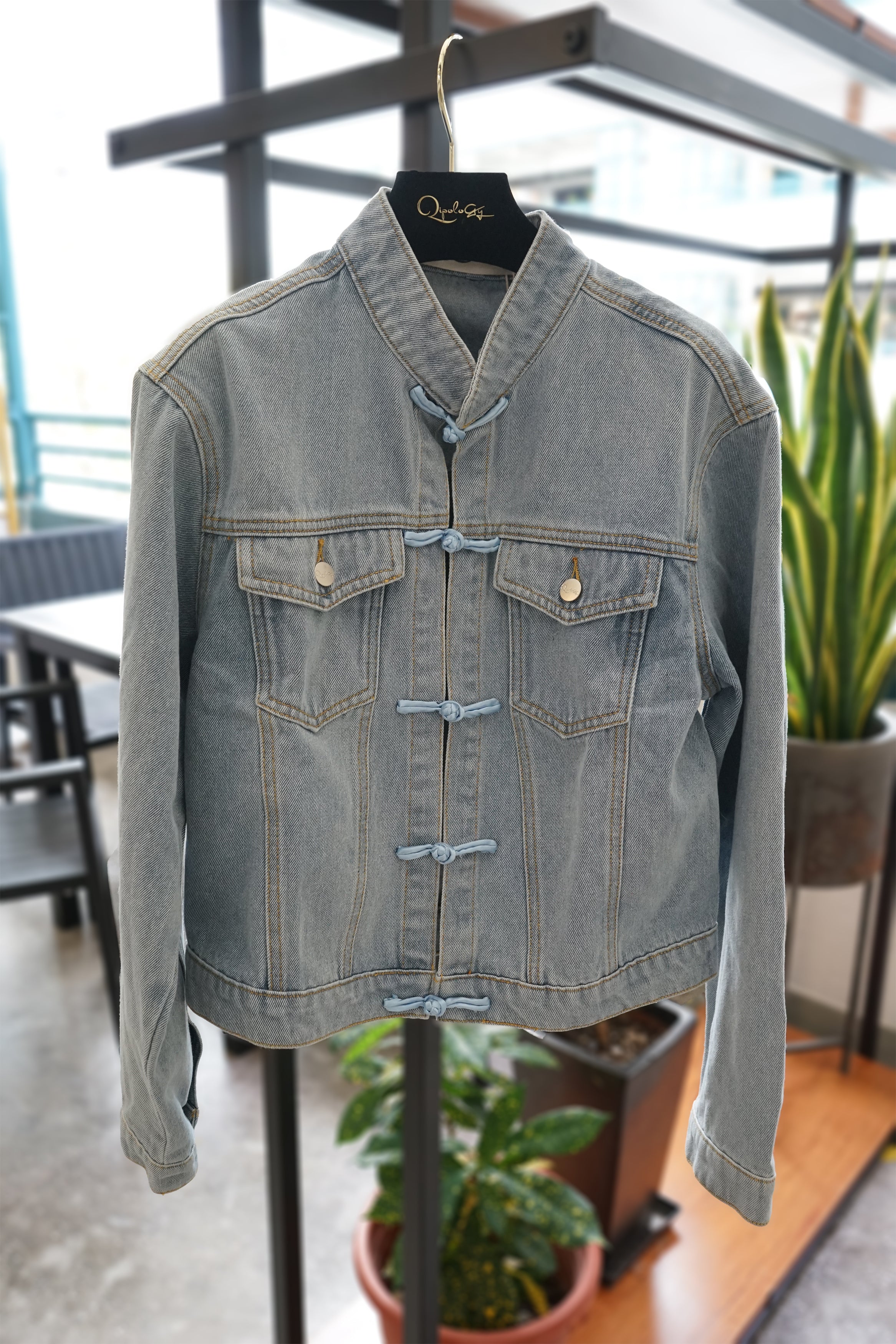 Denim Tang Jacket (Light Blue)