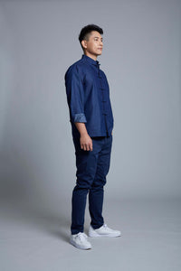 Men's Denim Tang Shirt (Navy)