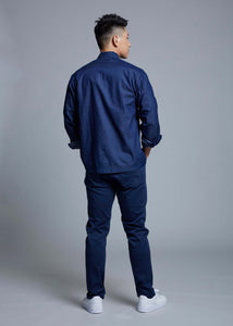 Men's Denim Tang Shirt (Navy)